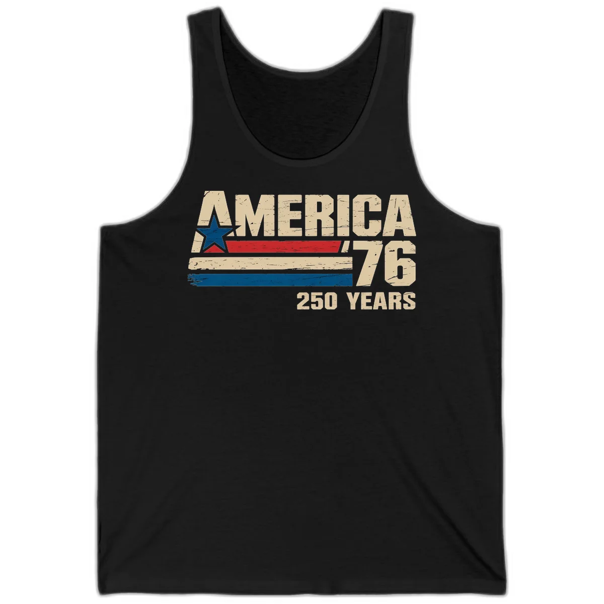 America '76 250 Years Tank in Black