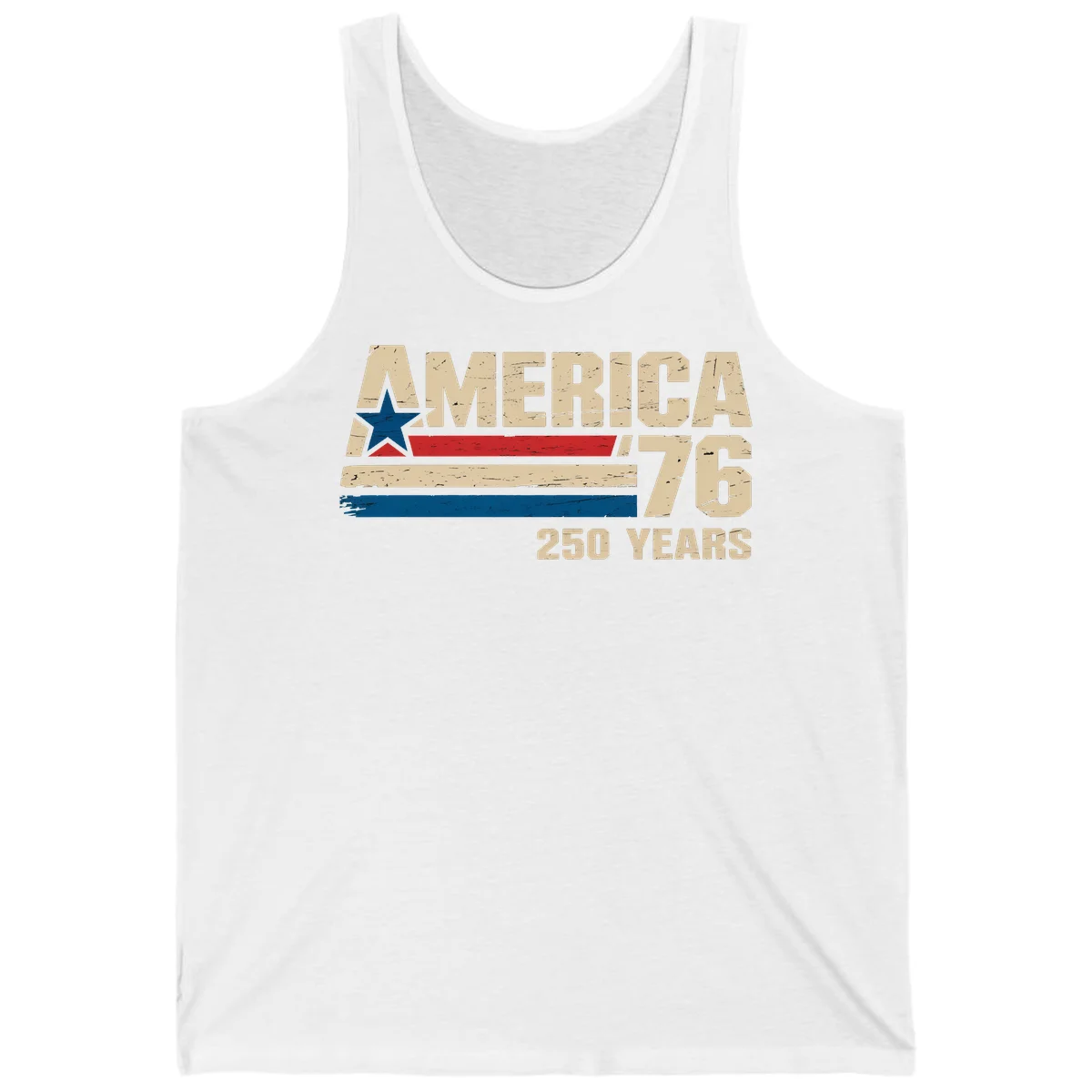 America '76 250 Years Tank in White