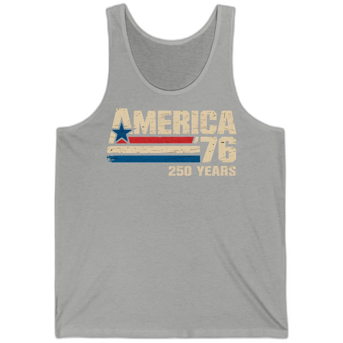 America '76 250 Years Tank in Athletic Heather