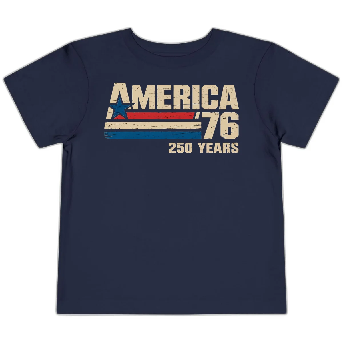 America '76 250 Years Toddler T-Shirt in Navy