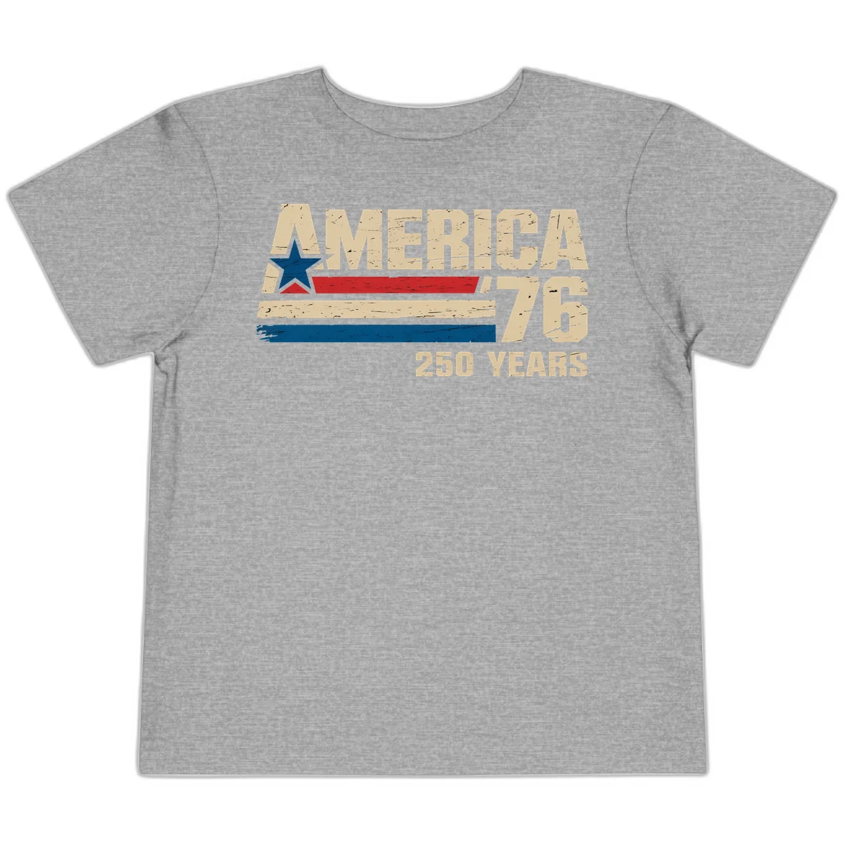 America '76 250 Years Toddler T-Shirt in Athletic Heather