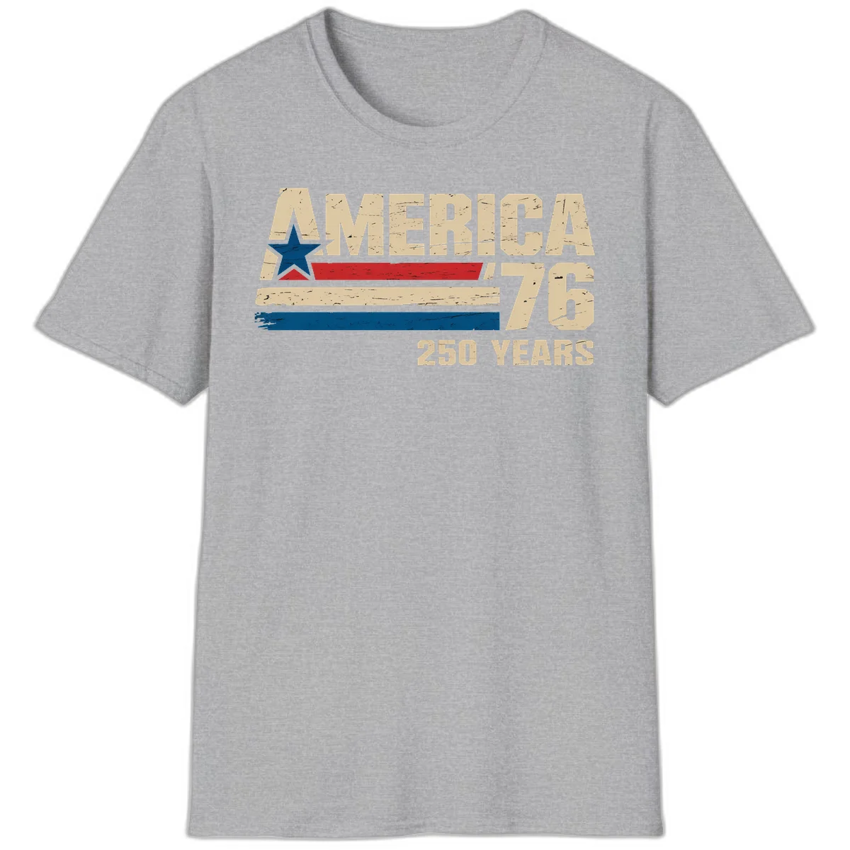 America '76 250 Years T-Shirt in Sport Grey