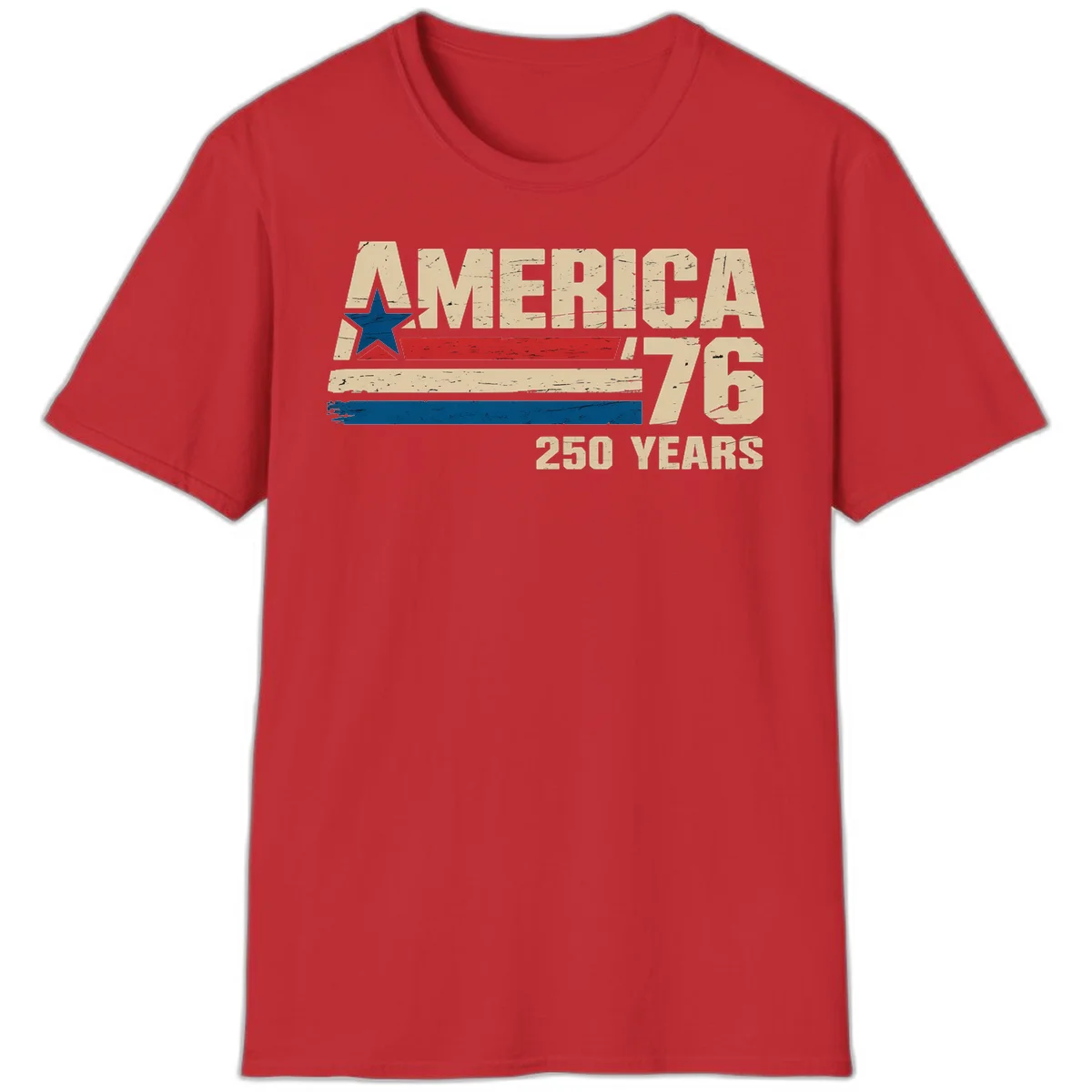 America '76 250 Years T-Shirt in Red