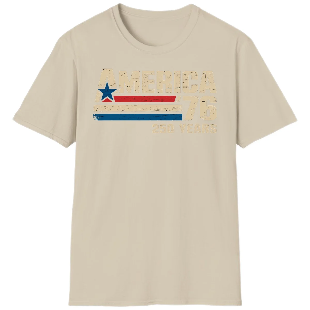 America '76 250 Years T-Shirt in Sand