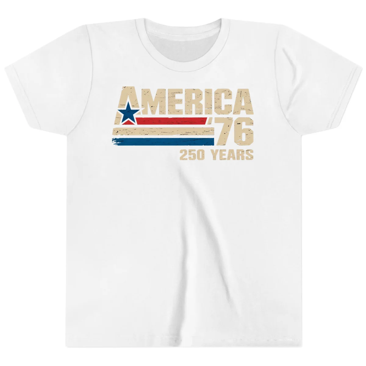 America '76 250 Years Youth T-Shirt in White