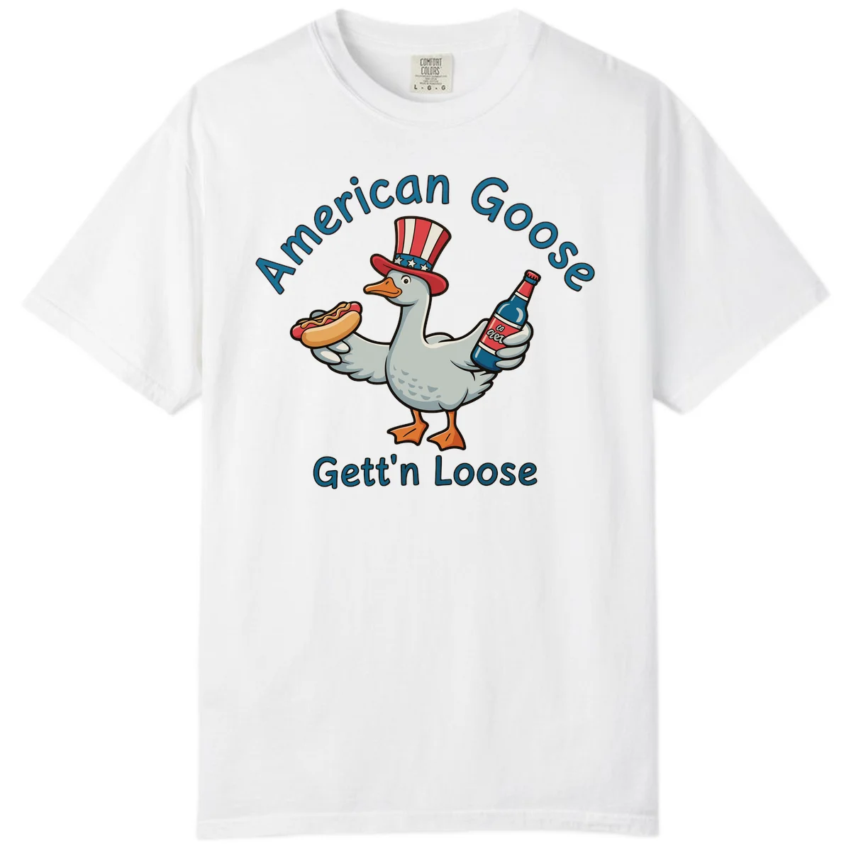 American Goose Gettin' Loose Comfort Color in White
