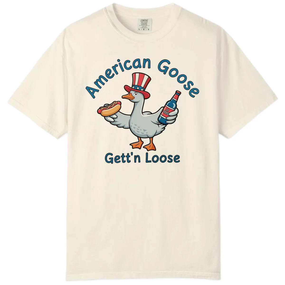 American Goose Gettin' Loose Comfort Color in Ivory