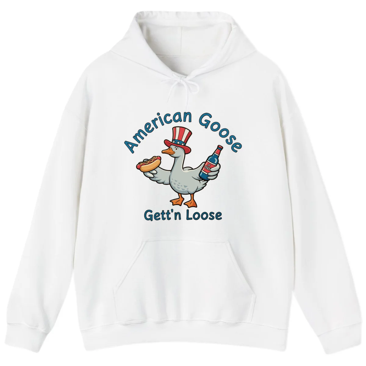 American Goose Gettin' Loose Hoodie in White