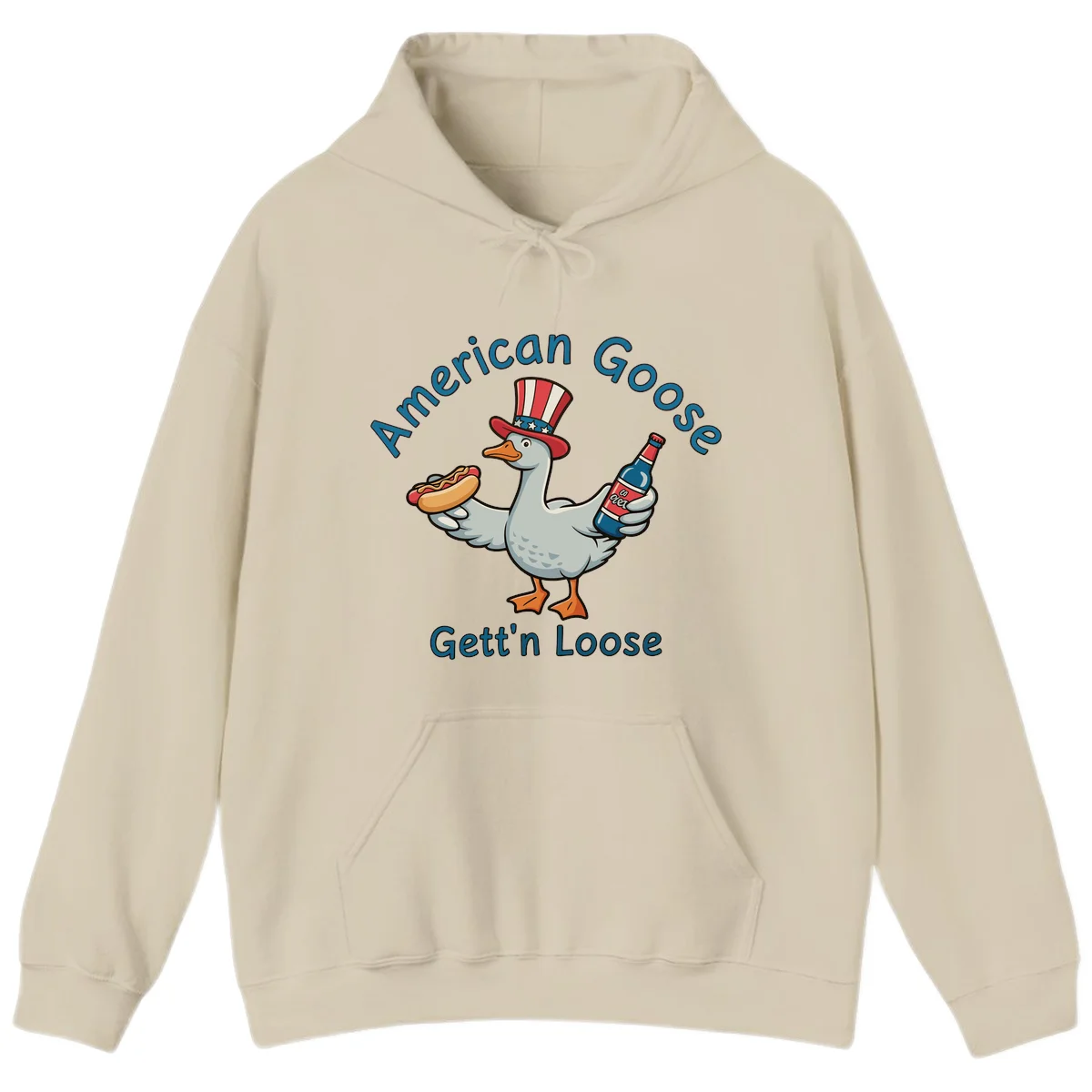 American Goose Gettin' Loose Hoodie in Sand