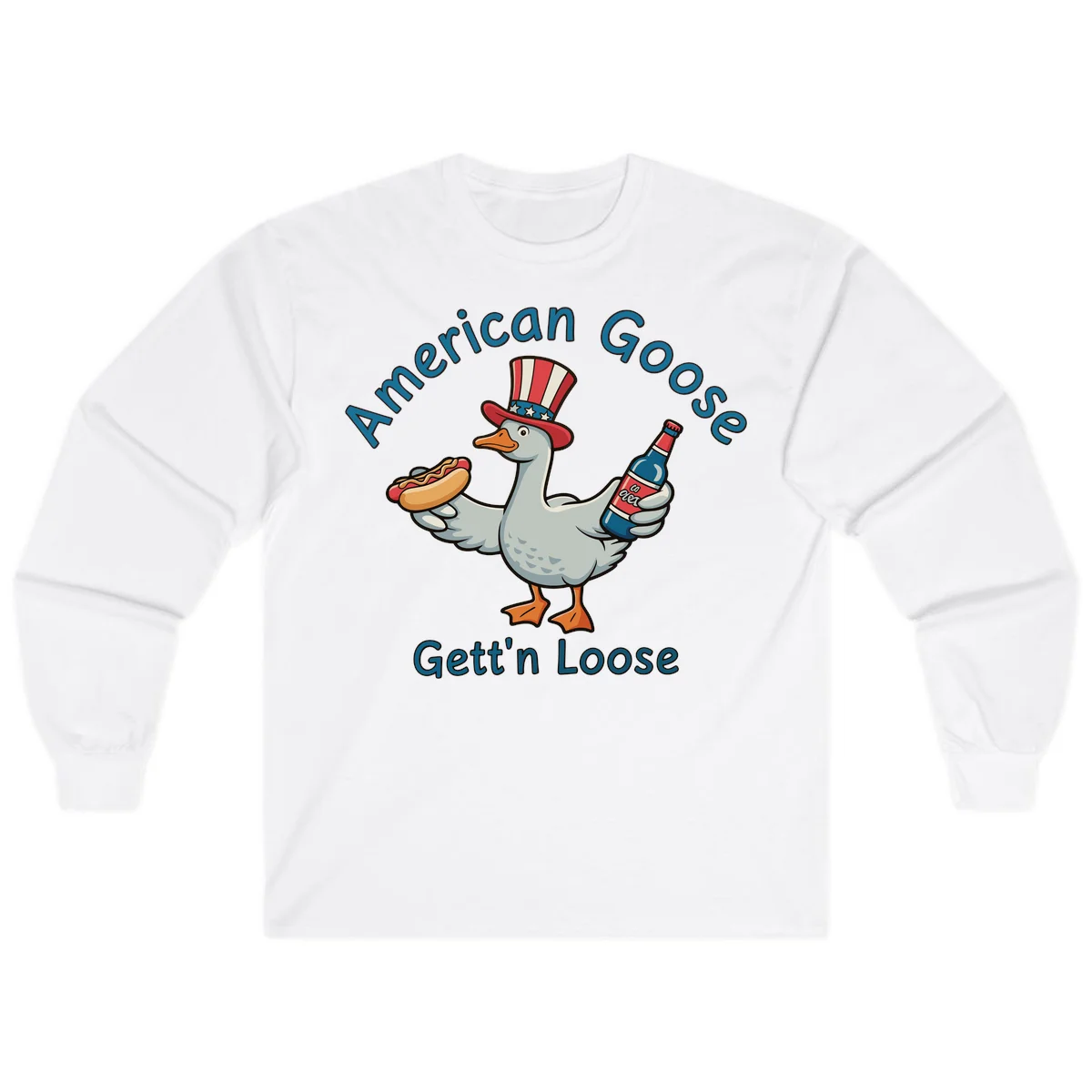 American Goose Gettin' Loose Long Sleeve in White