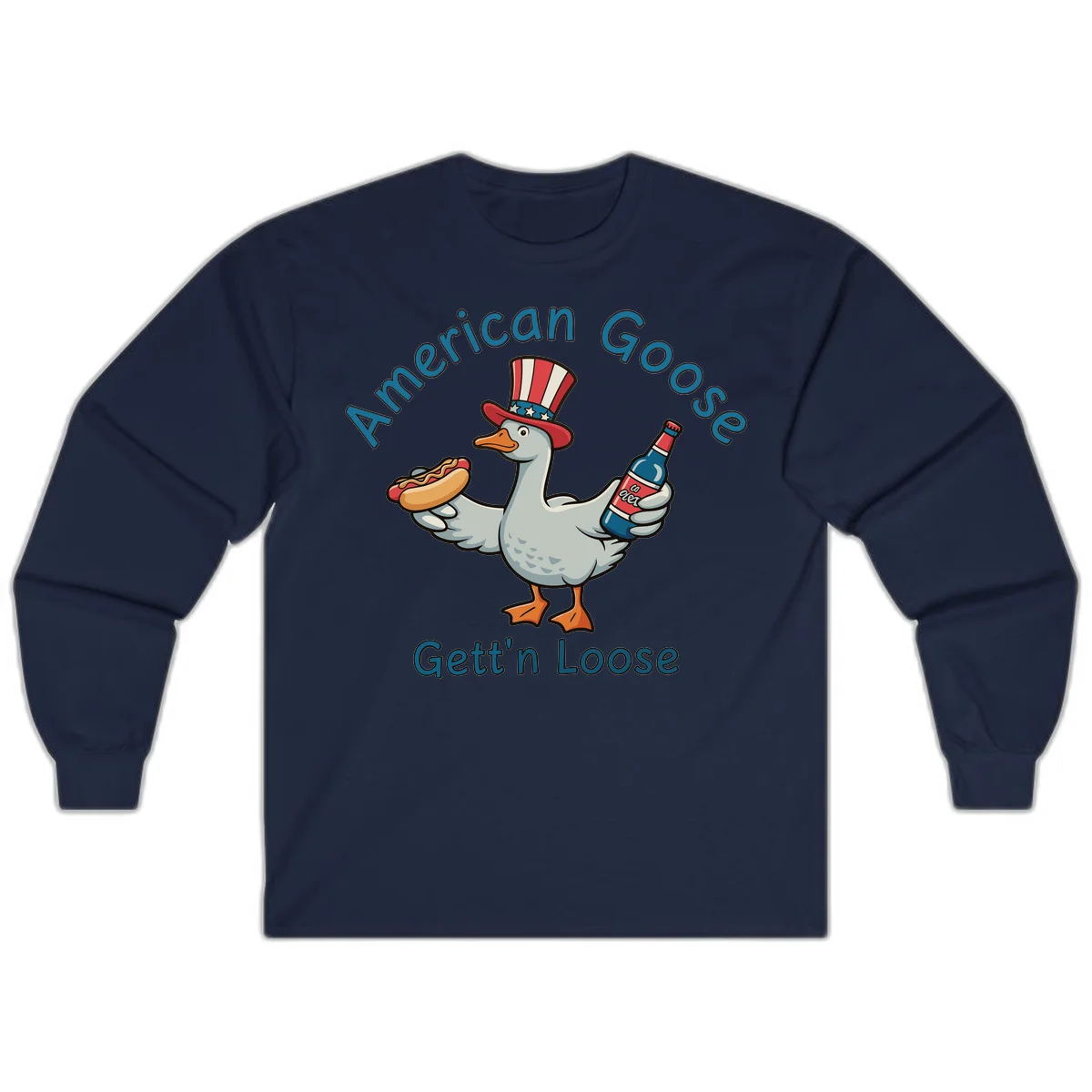 American Goose Gettin' Loose Long Sleeve in Navy