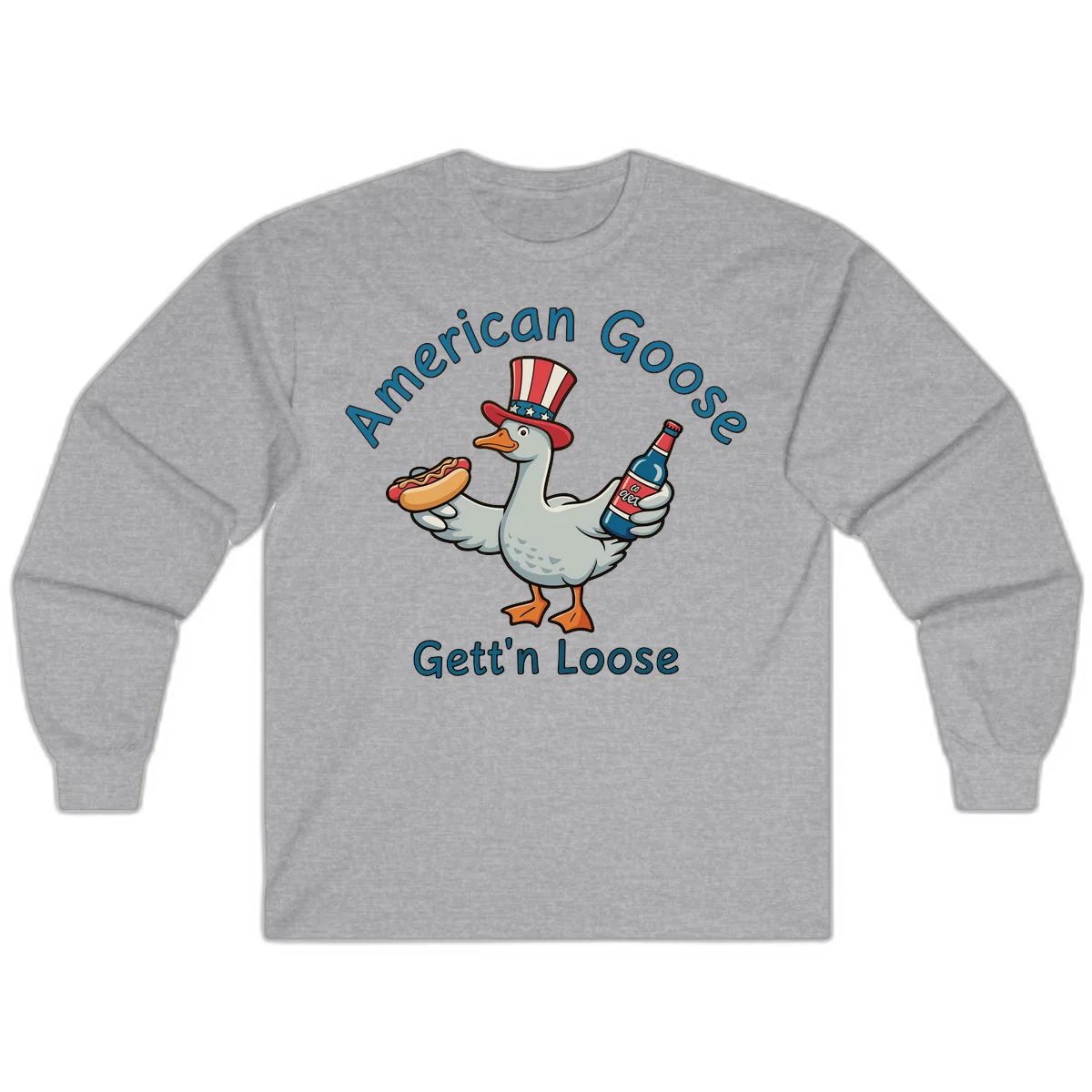 American Goose Gettin' Loose Long Sleeve in Sport Grey