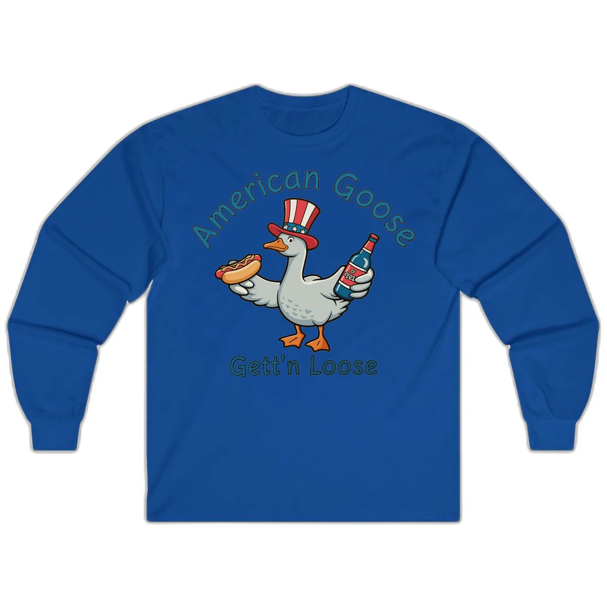 American Goose Gettin' Loose Long Sleeve in Royal