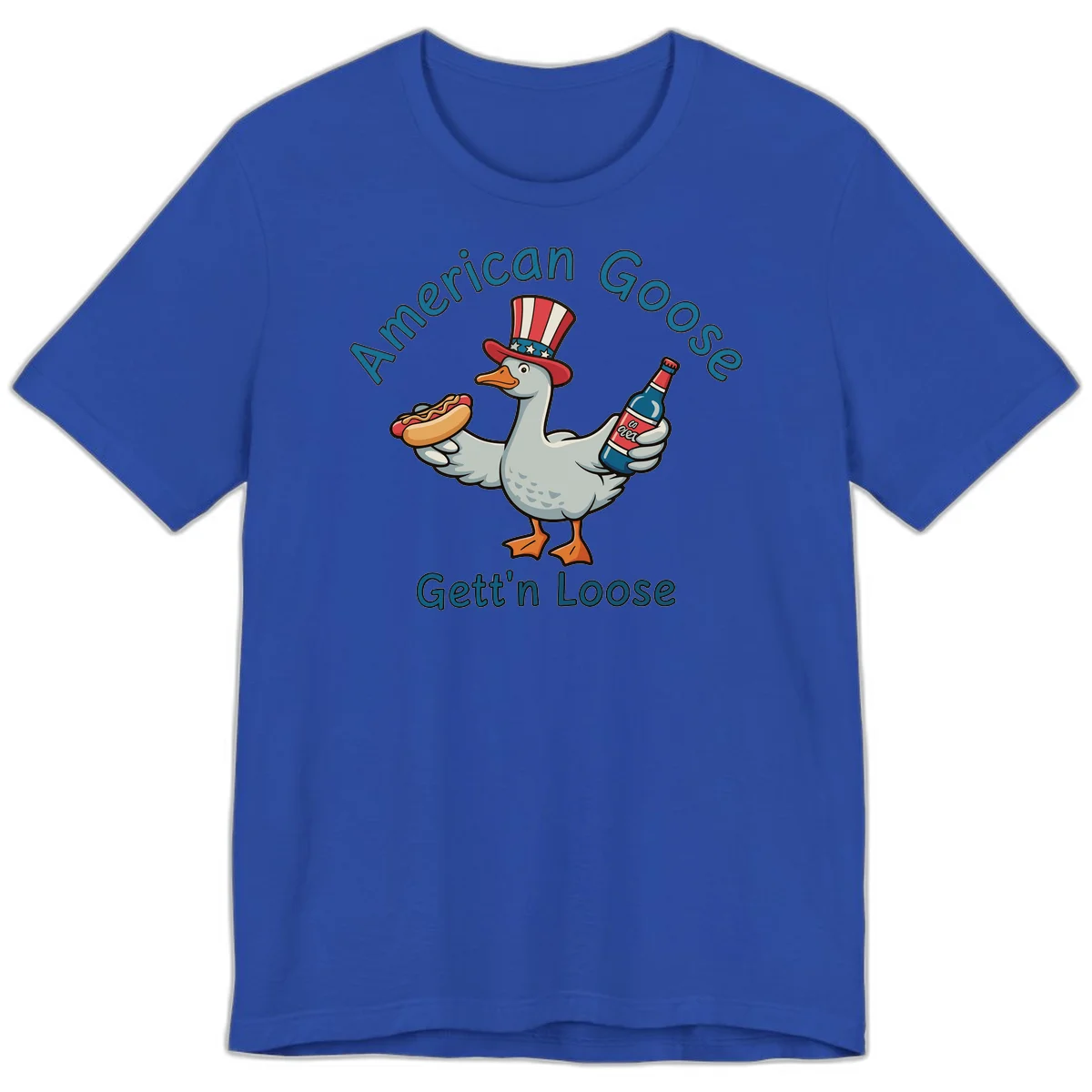 American Goose Gettin' Loose Premium T-Shirt in True Royal