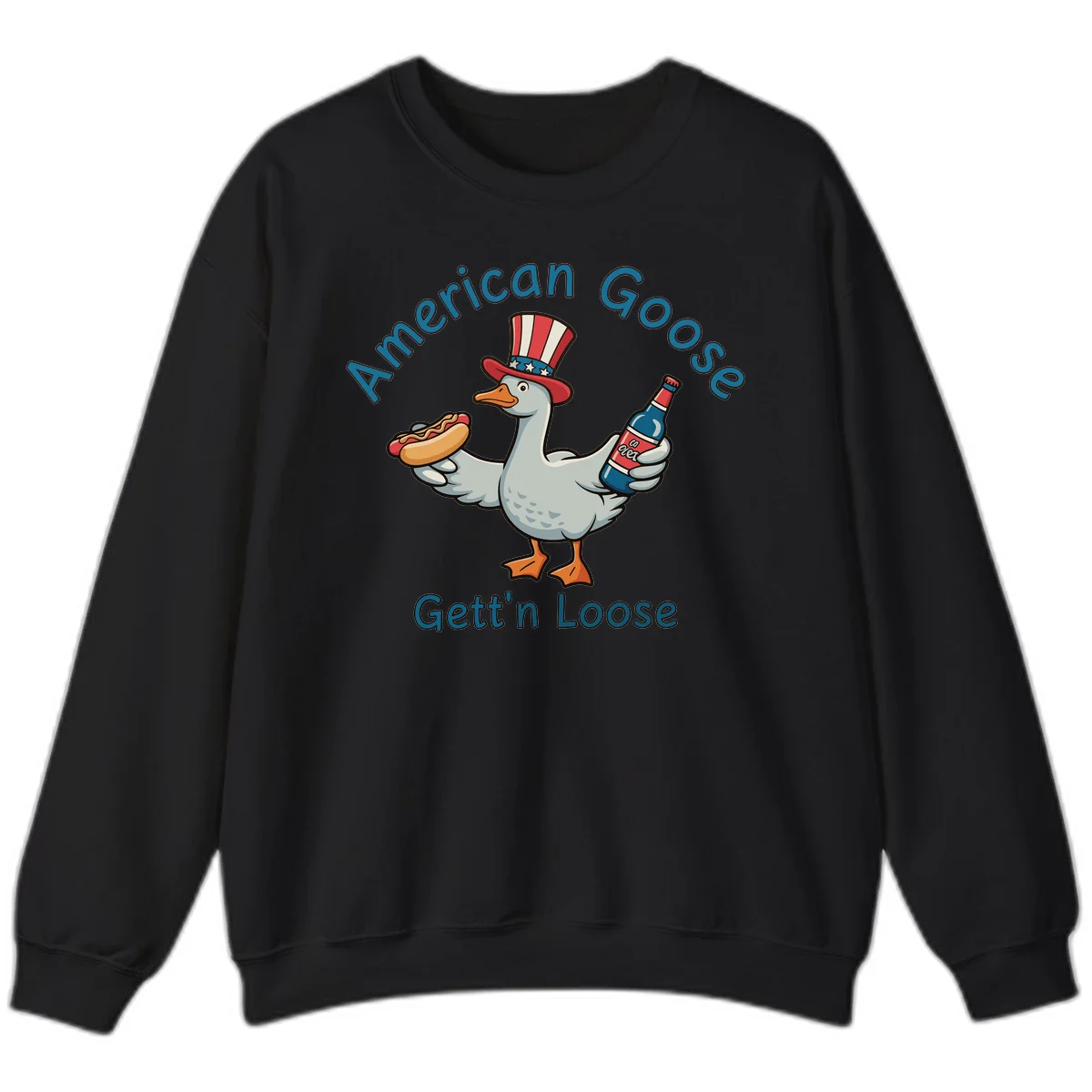 American Goose Gettin' Loose Sweatshirt in Black