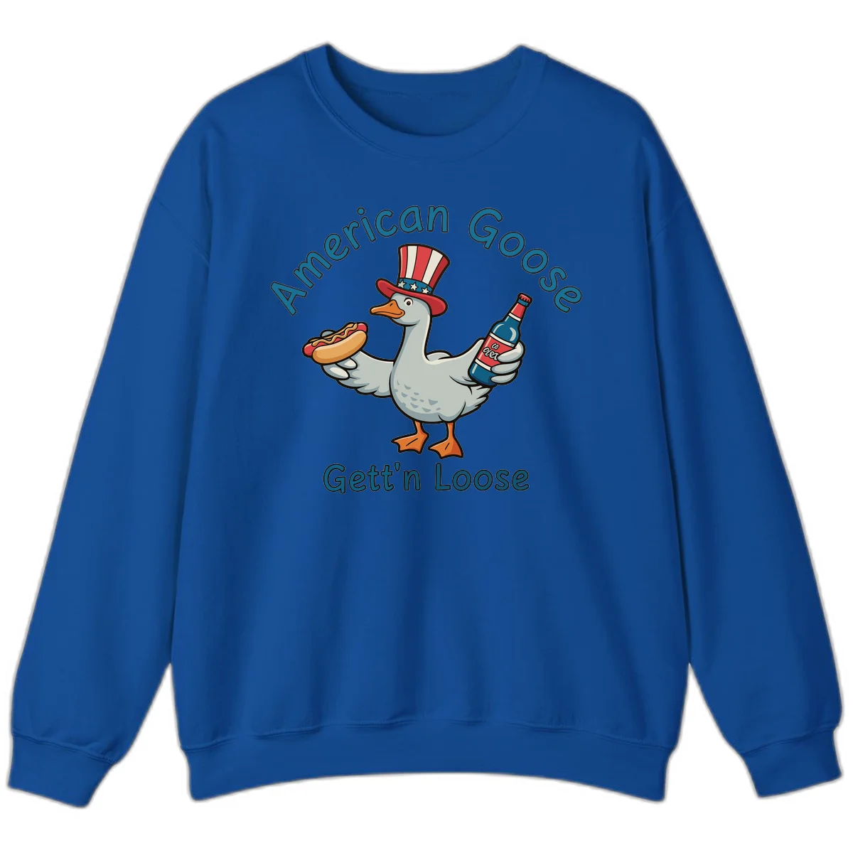 American Goose Gettin' Loose Sweatshirt in Royal