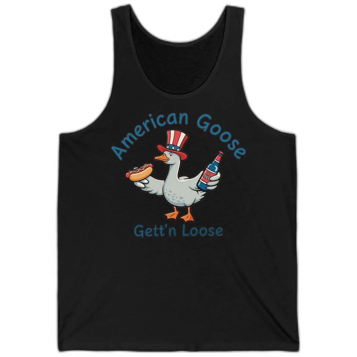 American Goose Gettin' Loose Tank in Black
