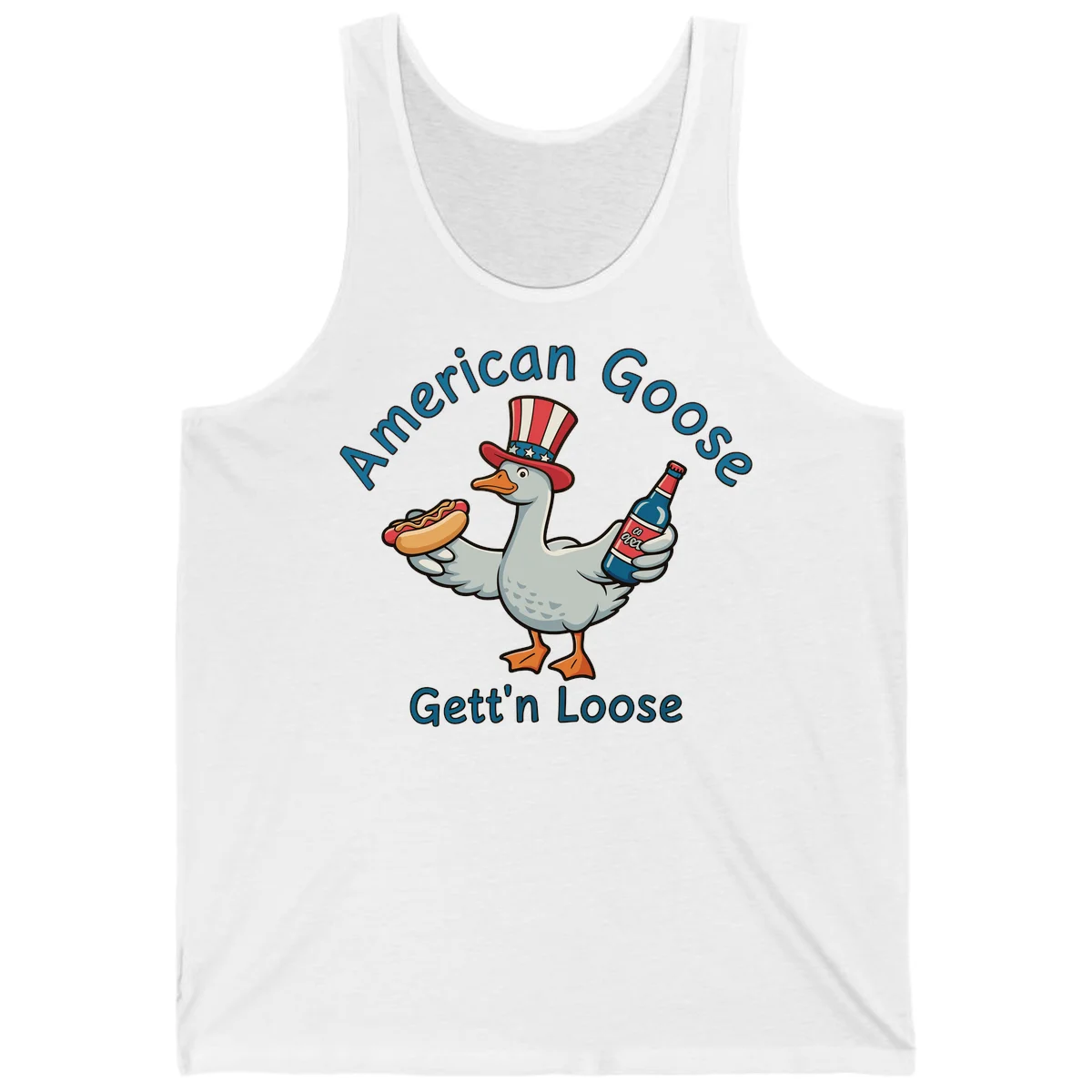 American Goose Gettin' Loose Tank in White