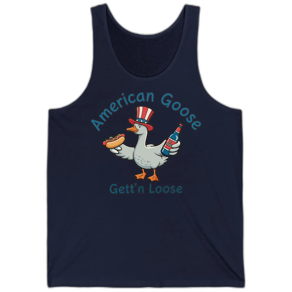American Goose Gettin' Loose Tank in Navy