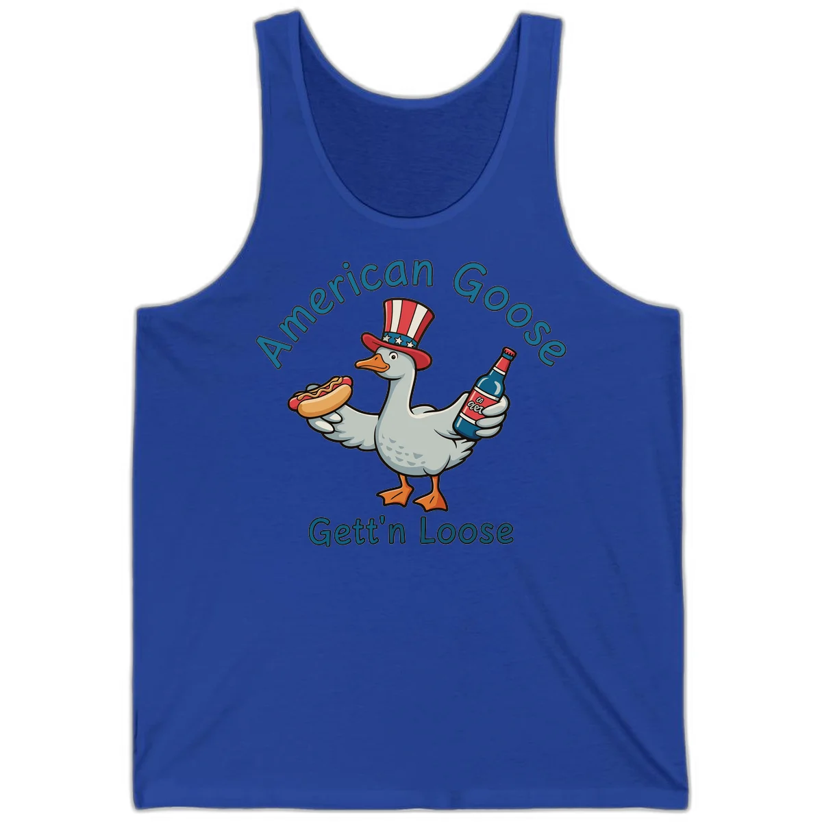 American Goose Gettin' Loose Tank in True Royal