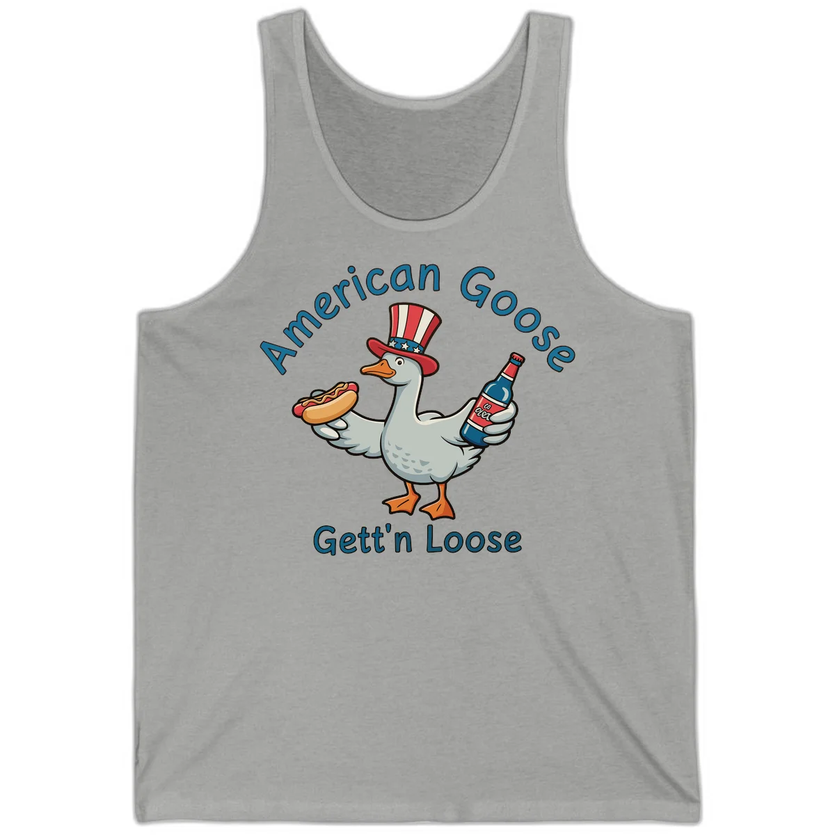American Goose Gettin' Loose Tank in Athletic Heather