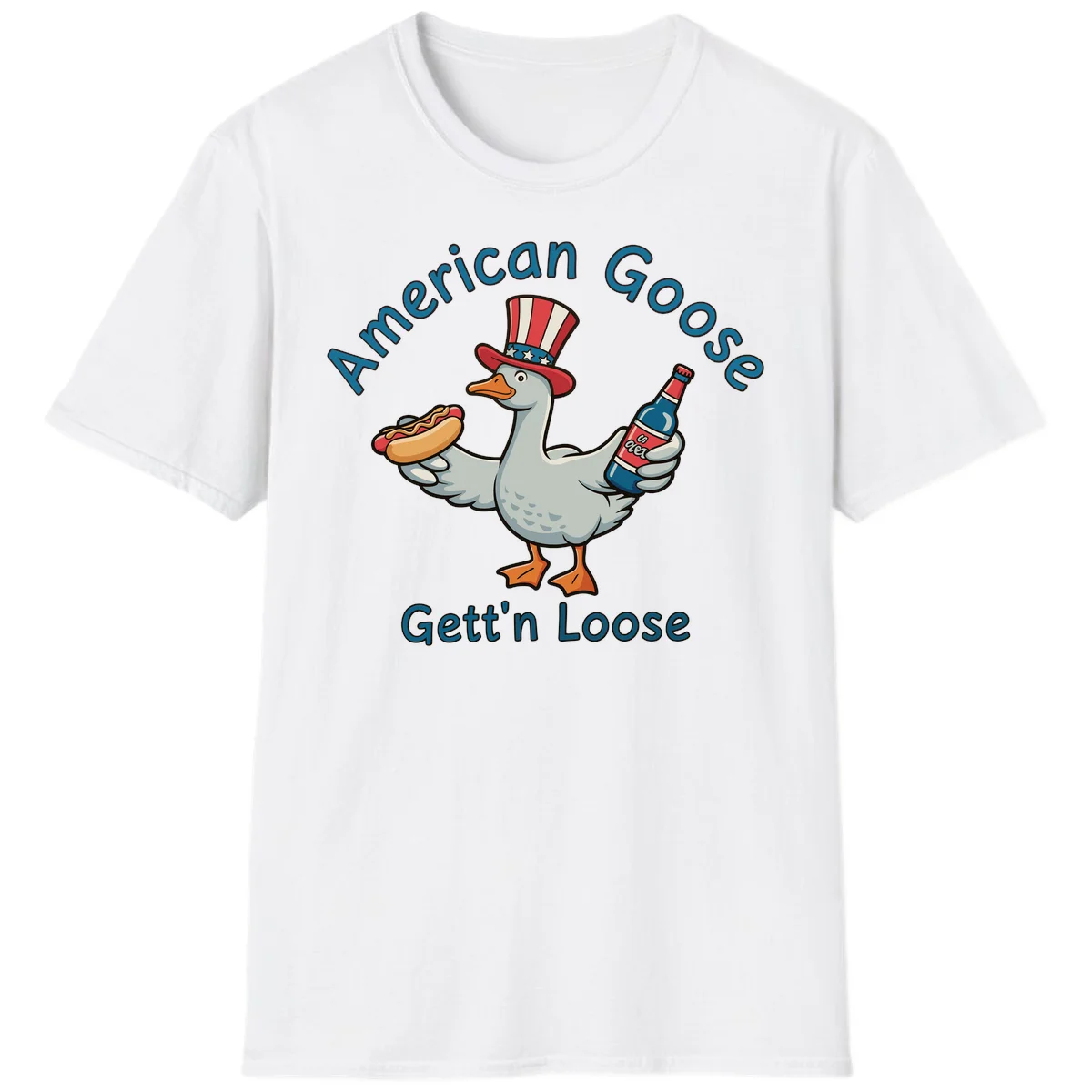American Goose Gettin' Loose T-Shirt in White