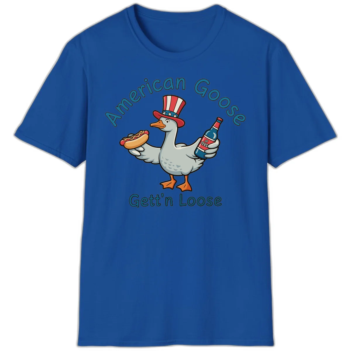 American Goose Gettin' Loose T-Shirt in Royal