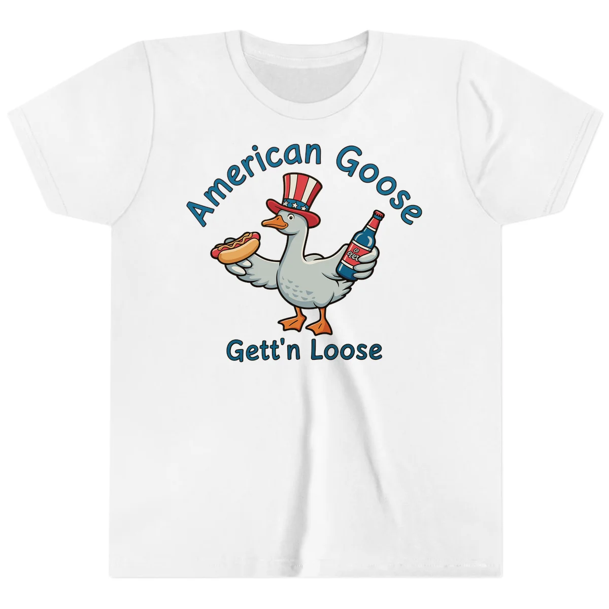 American Goose Gettin' Loose Youth T-Shirt in White