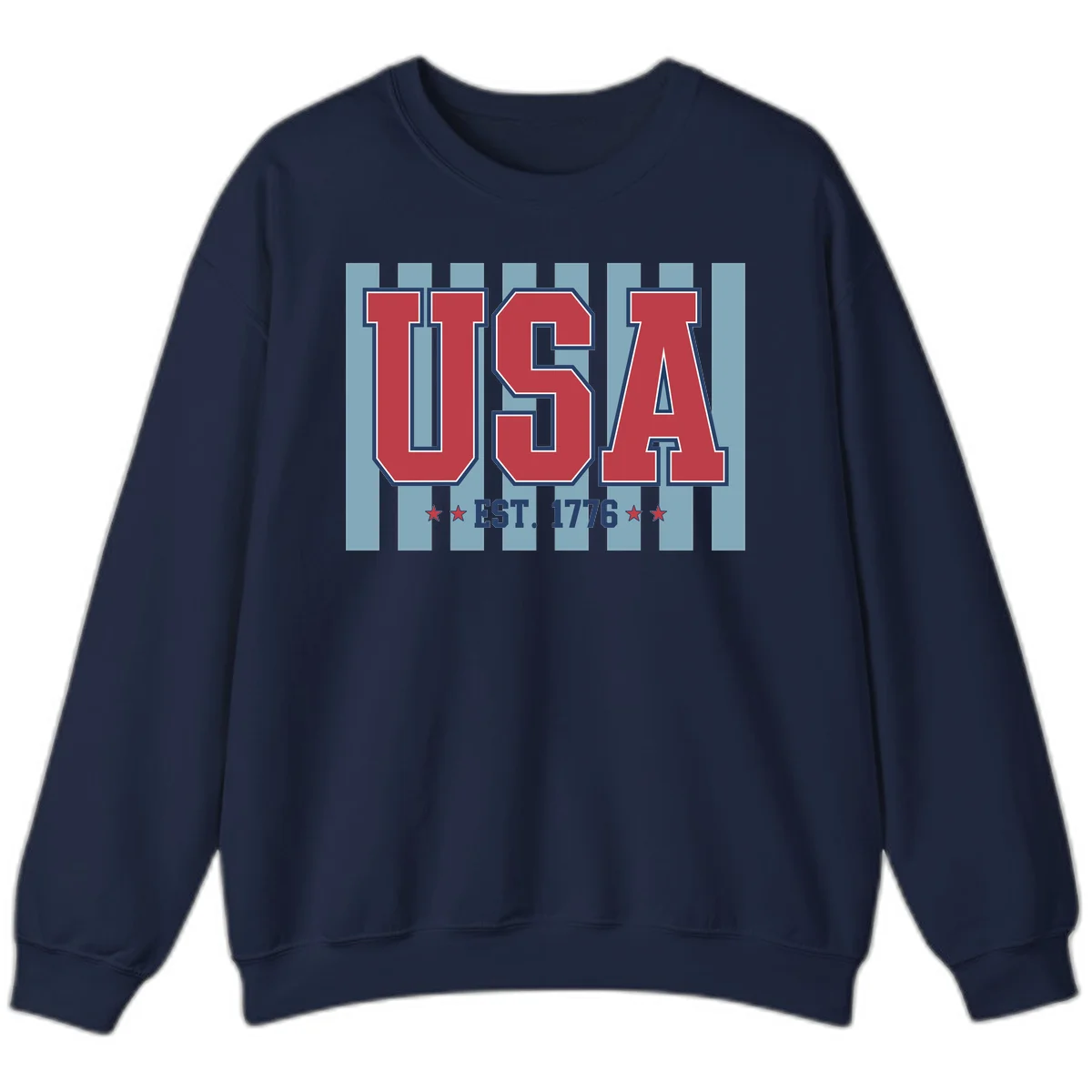 USA 1776 Founding Year Sweatshirt in Navy