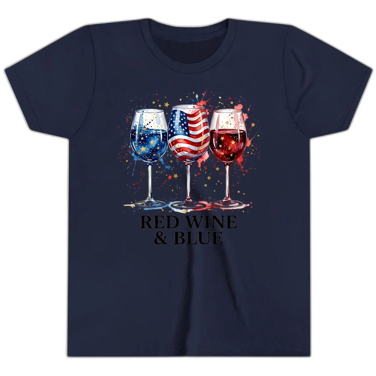 Red Wine and Blue Youth T-Shirt in Navy