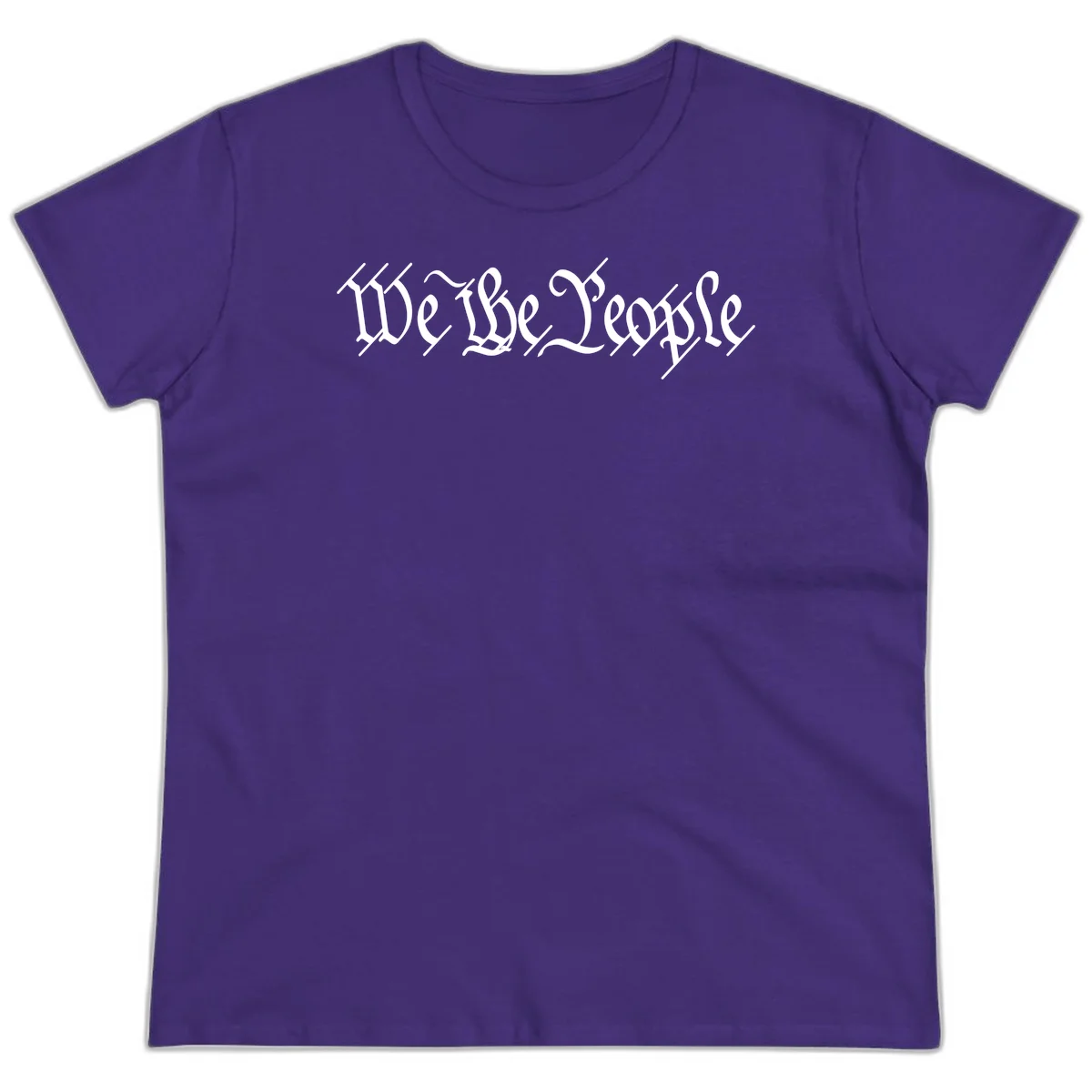 We The People Semiquincentennial Ladies Tee in Purple