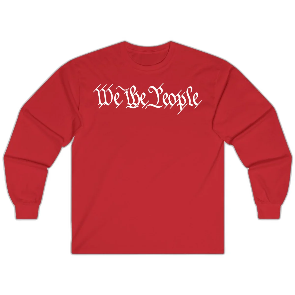 We The People Semiquincentennial Long Sleeve in Red