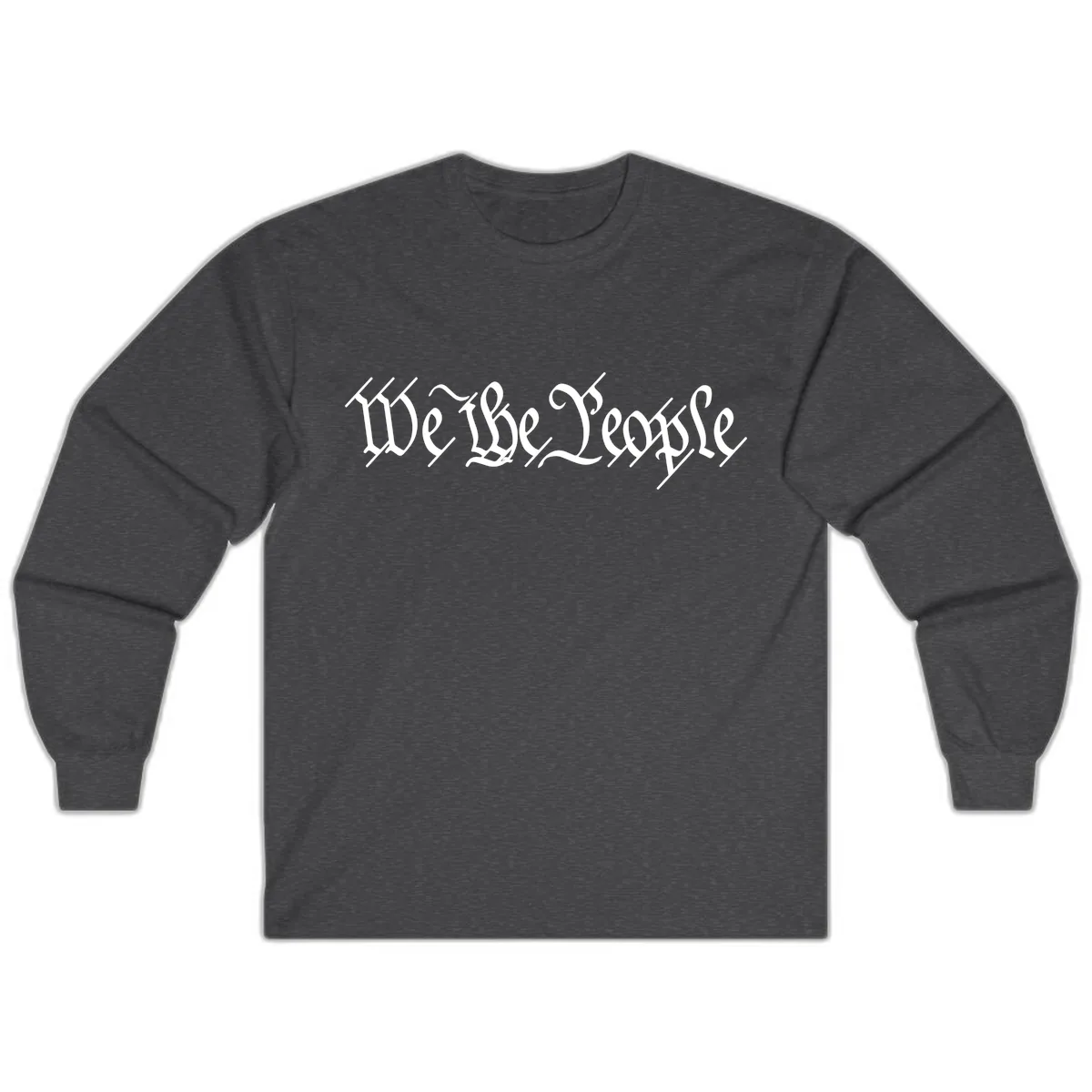 We The People Semiquincentennial Founding Principles Long Sleeve in Dark Heather