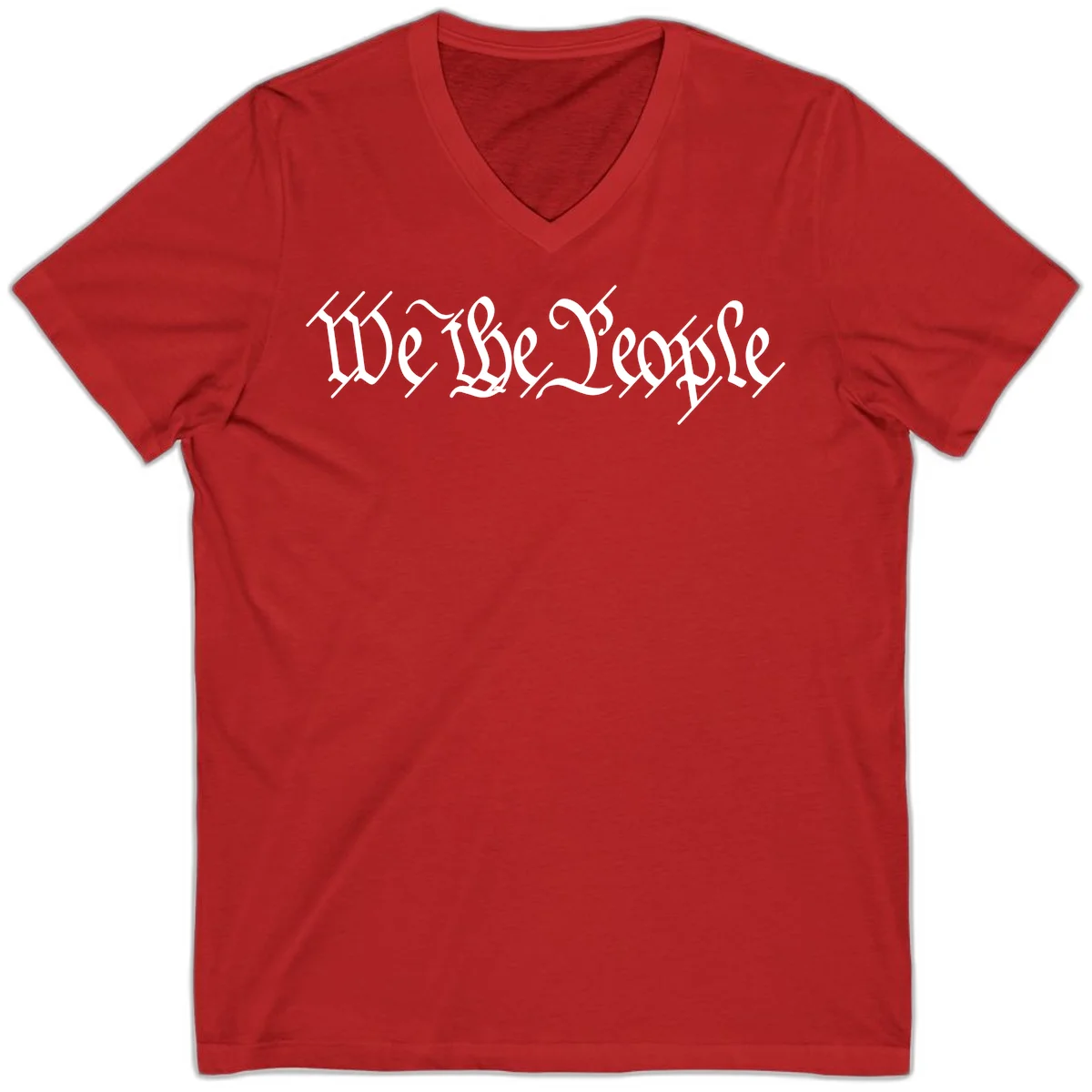 We The People Semiquincentennial V-Neck in Red