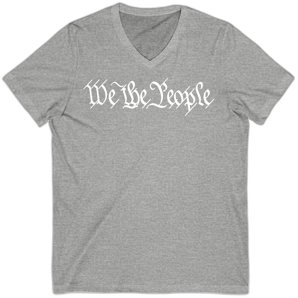 We The People Semiquincentennial V-Neck in Athletic Heather