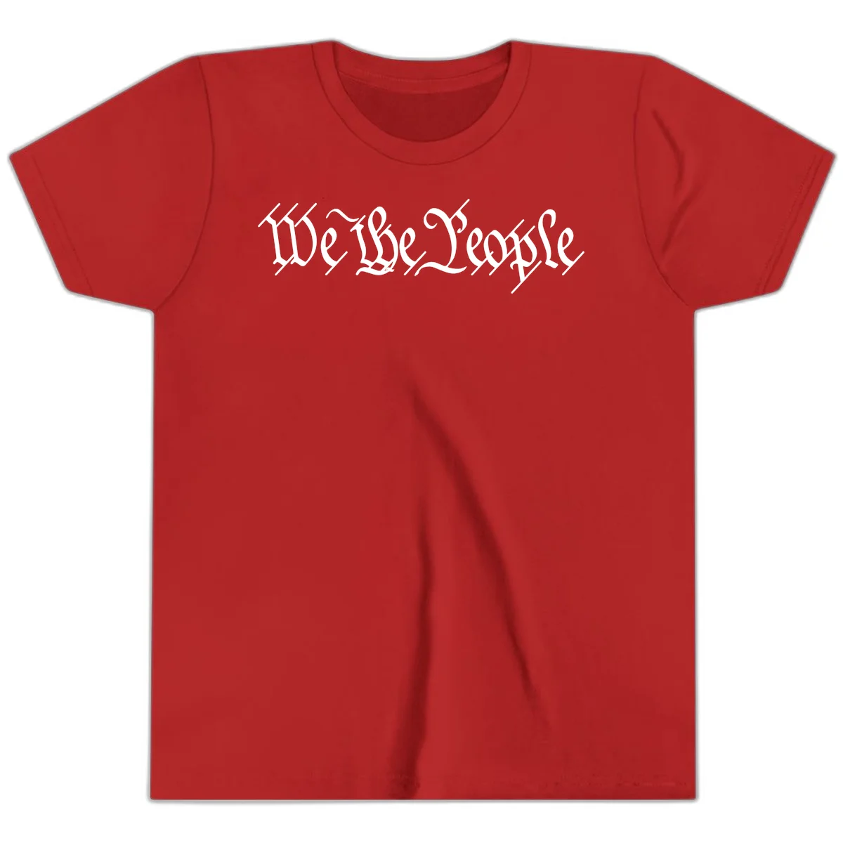 We The People Semiquincentennial Youth T-Shirt in Red