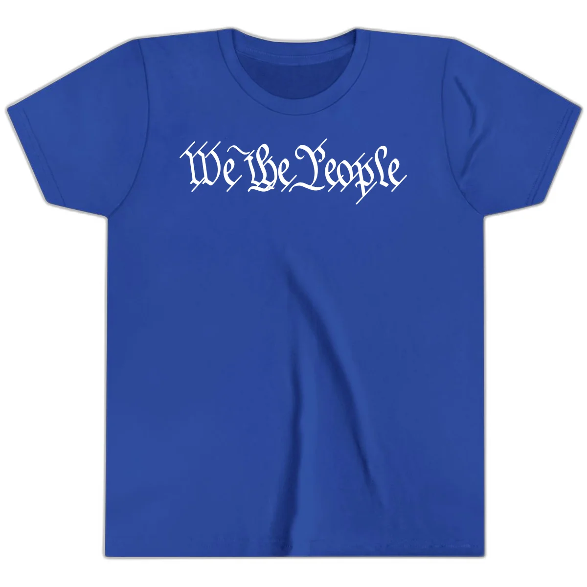 We The People Semiquincentennial Youth T-Shirt in True Royal