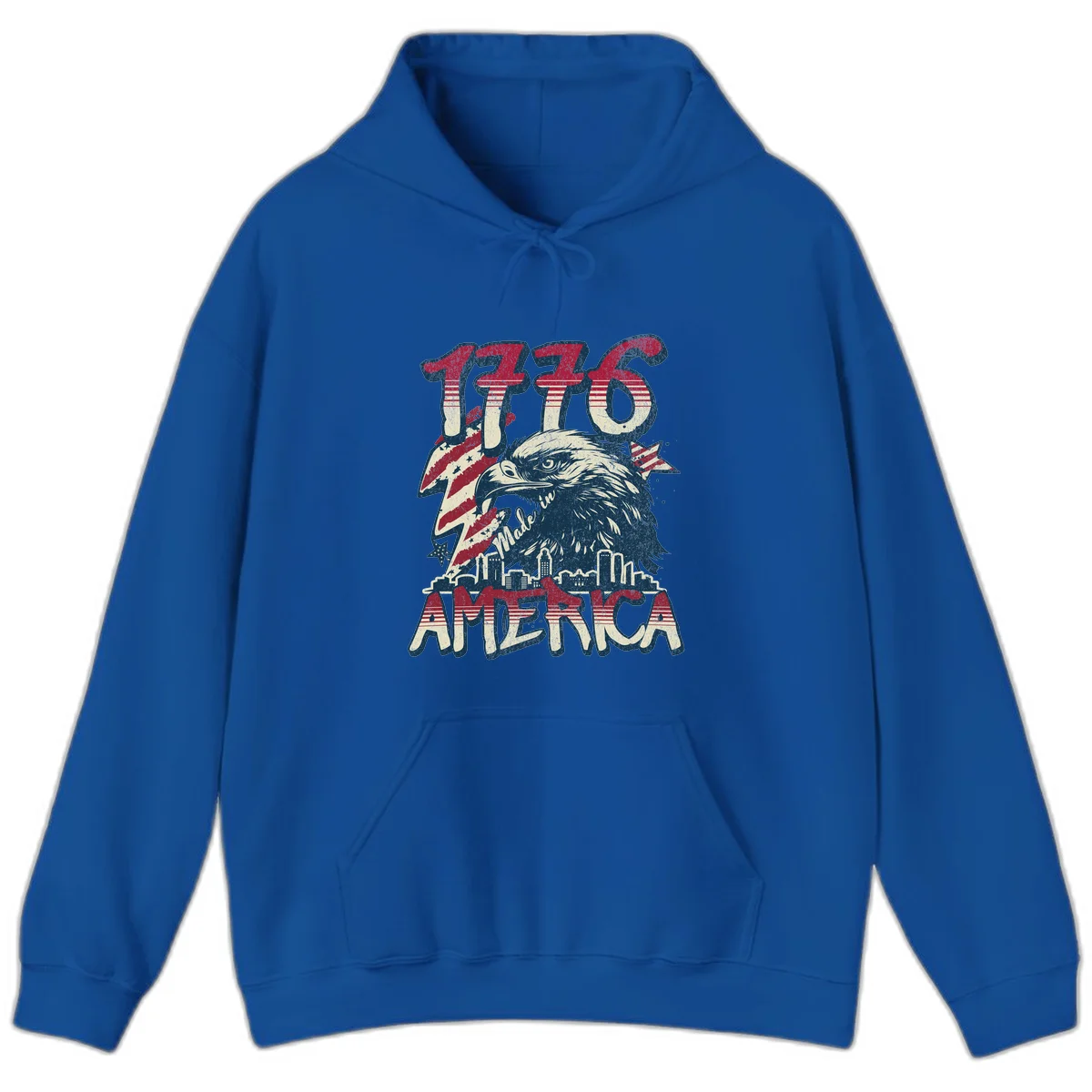 1776 Made in America Hoodie in Royal
