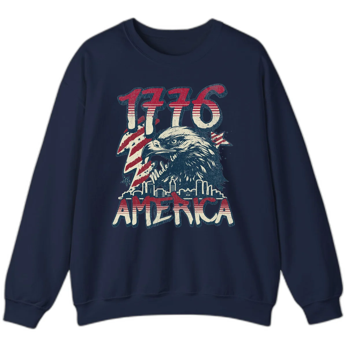 1776 Made in America Sweatshirt in Navy