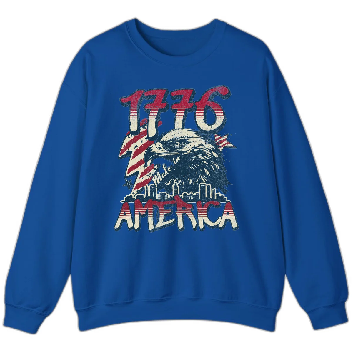 1776 Made in America Sweatshirt in Royal