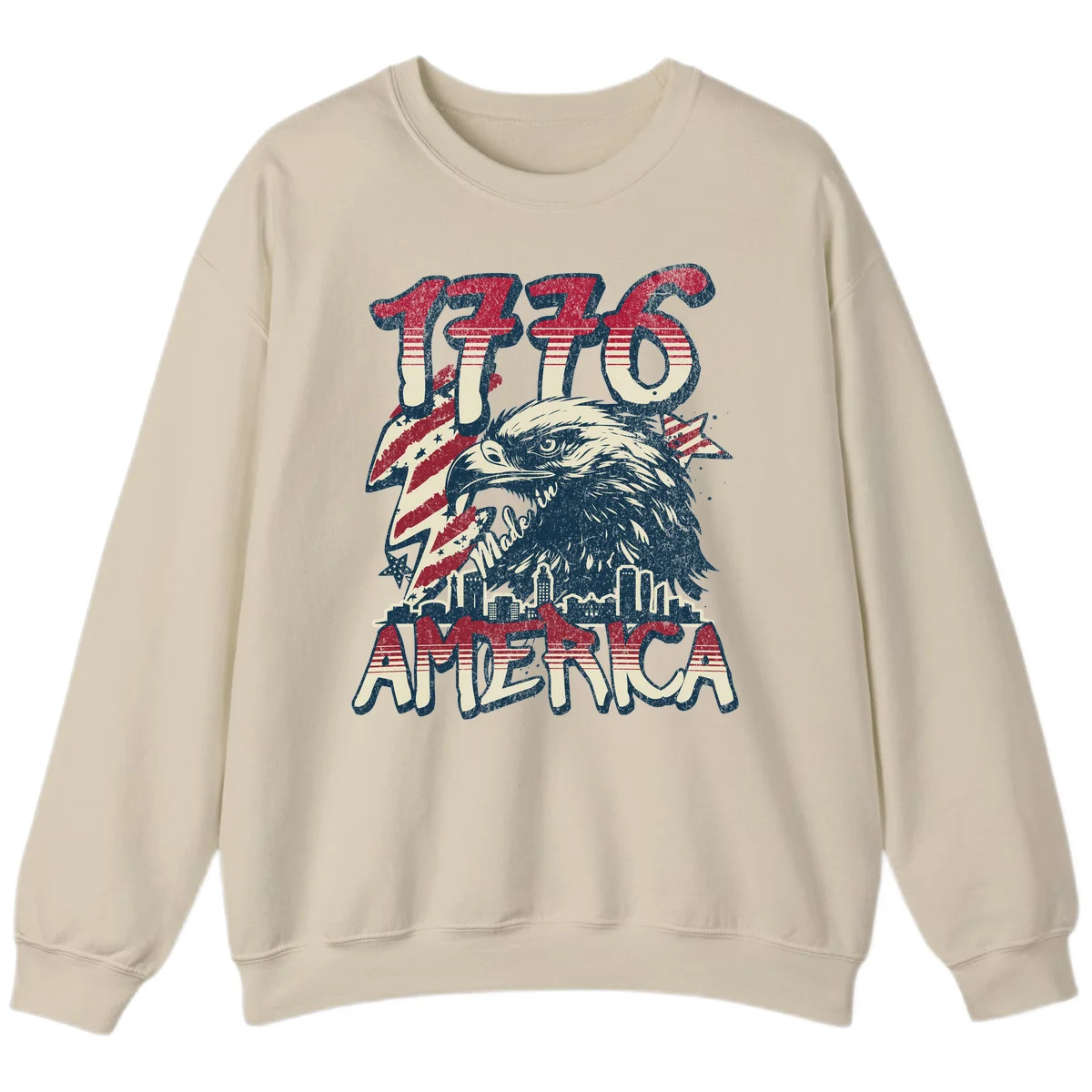 1776 Made in America Sweatshirt in Sand