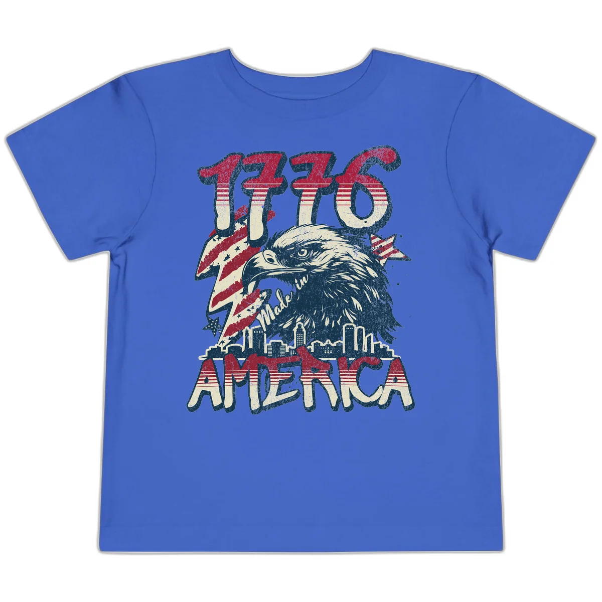 1776 Made in America Toddler T-Shirt in True Royal