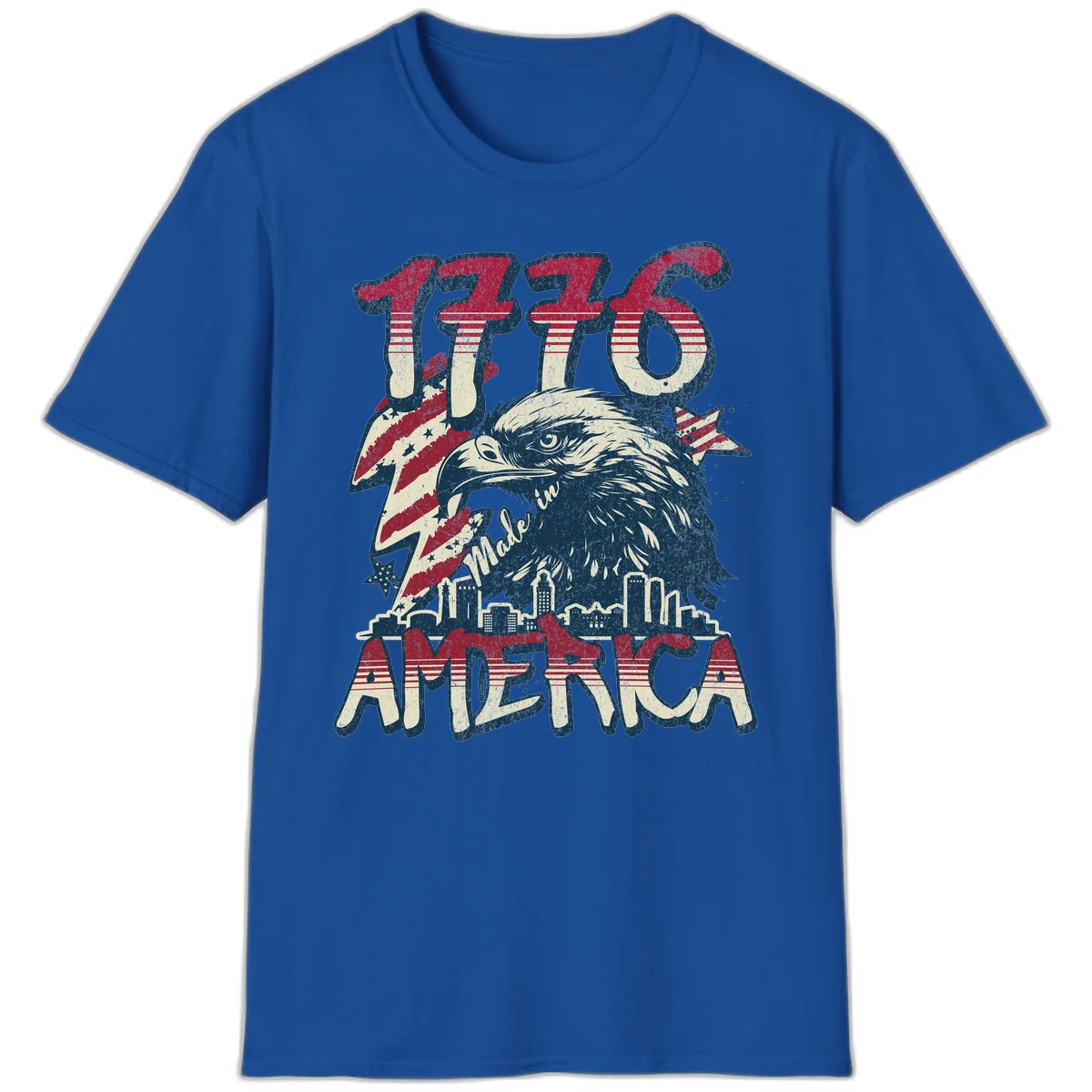 1776 Made in America T-Shirt in Royal