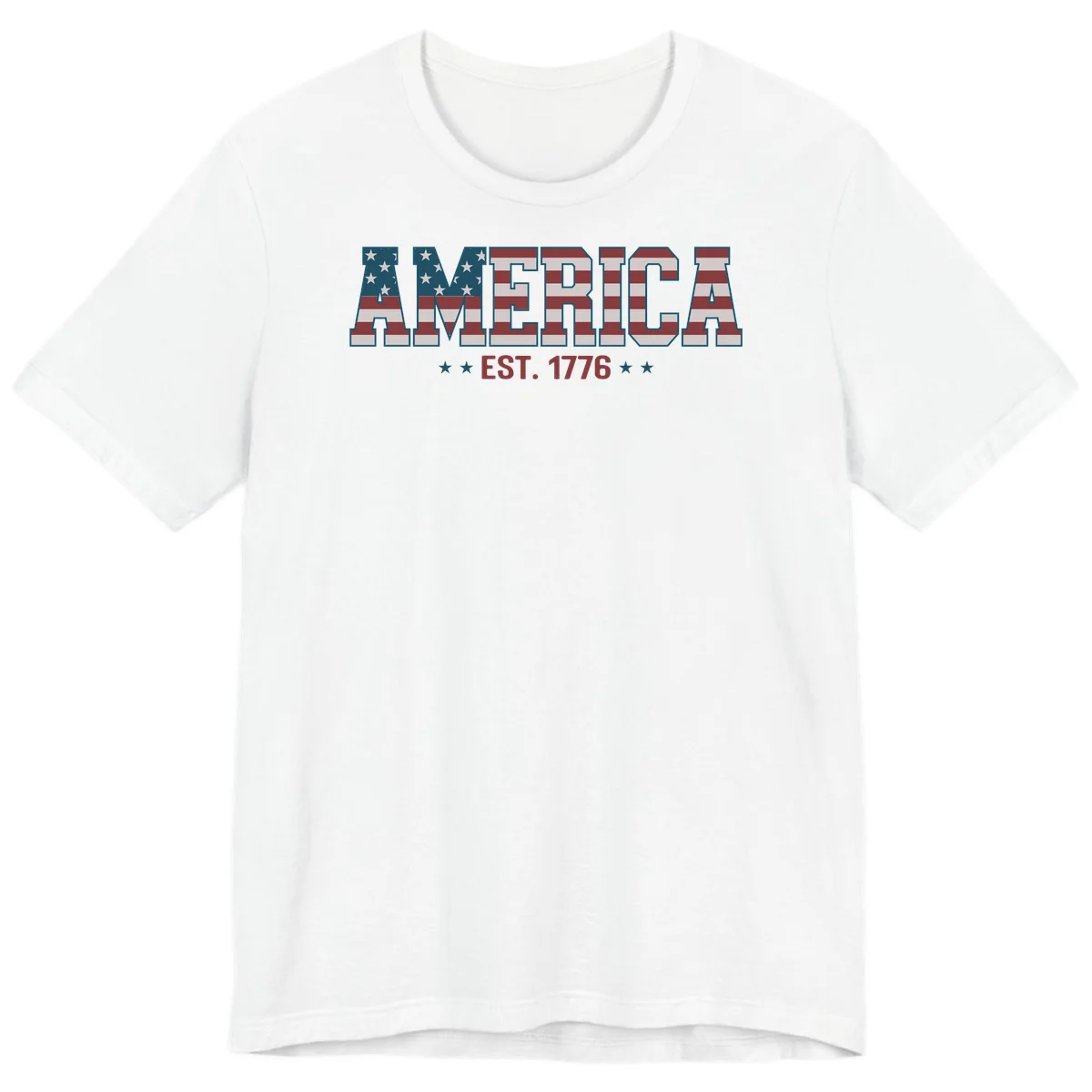 America Established 1776 Premium T-Shirt in White