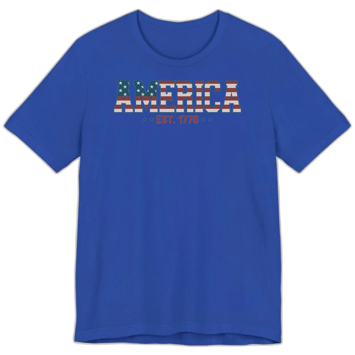 America Established 1776 Premium T-Shirt in True Royal