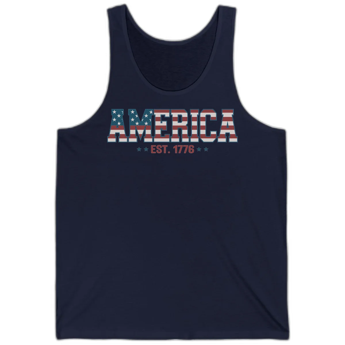 America Established 1776 Tank in Navy