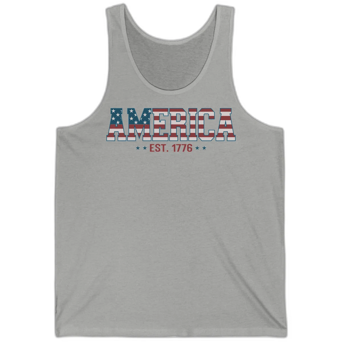 America Established 1776 Tank in Athletic Heather