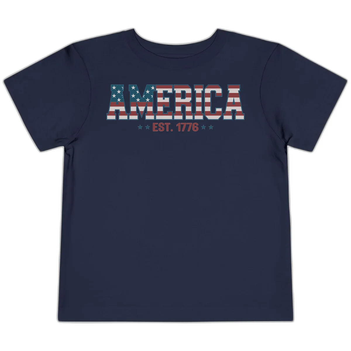 America Established 1776 Toddler T-Shirt in Navy