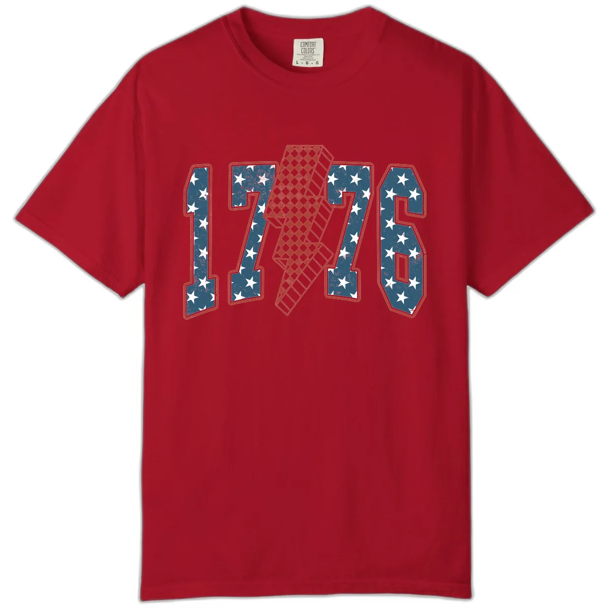 America 250th Anniversary 1776 Heritage Design Comfort Color in Red