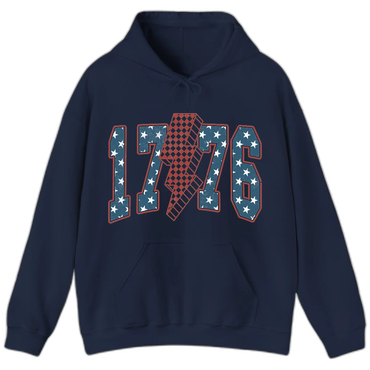 America 250th Anniversary 1776 Heritage Design Hoodie in Navy